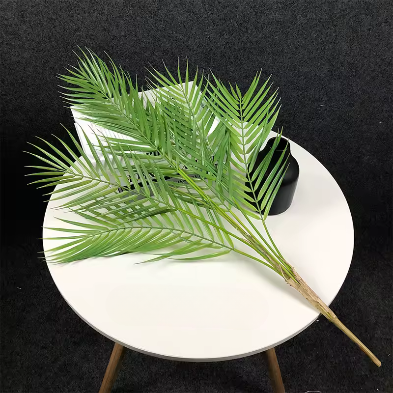 Planta Artificial Palmeira Tropical 125cm 13 Folhas - Charme Tropical