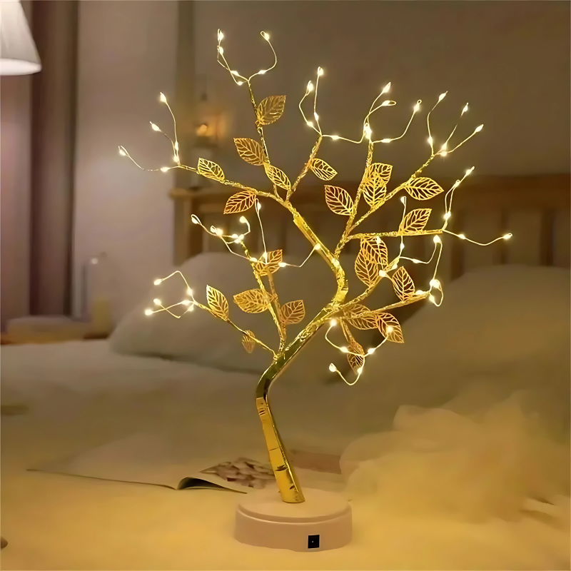 Planta Artificial Bonsai LED