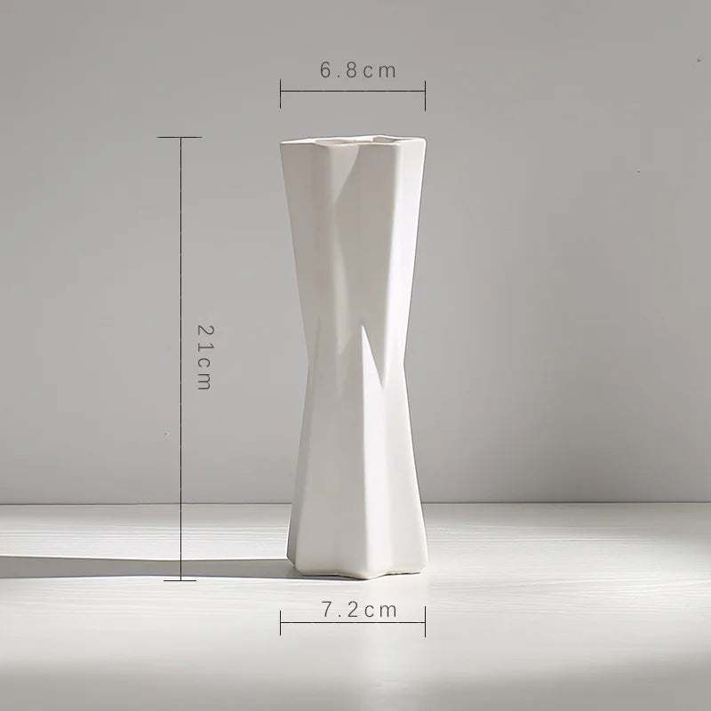 Vaso Decorativo de Cerâmica Moderna - Vaso de Alta Qualidade Elegância Atemporal