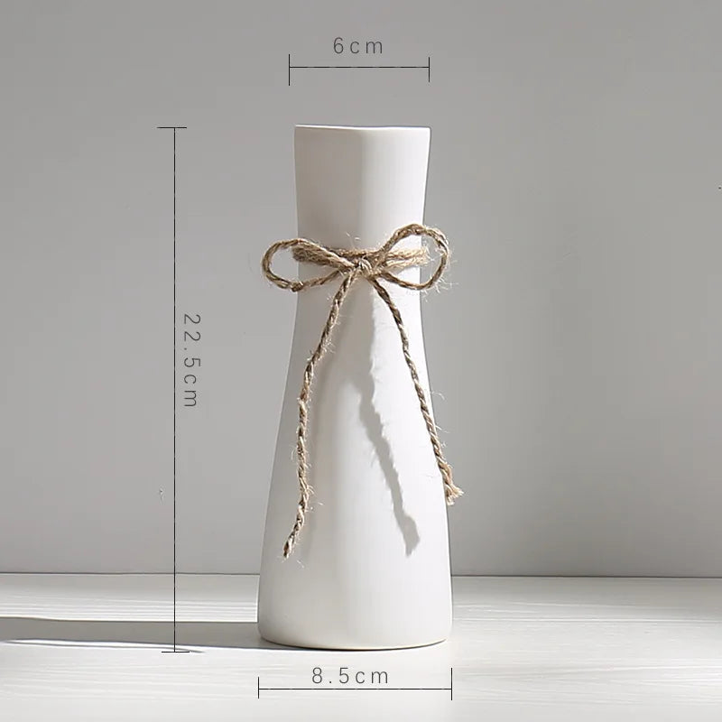 Vaso Decorativo de Cerâmica Moderna - Vaso de Alta Qualidade Elegância Atemporal
