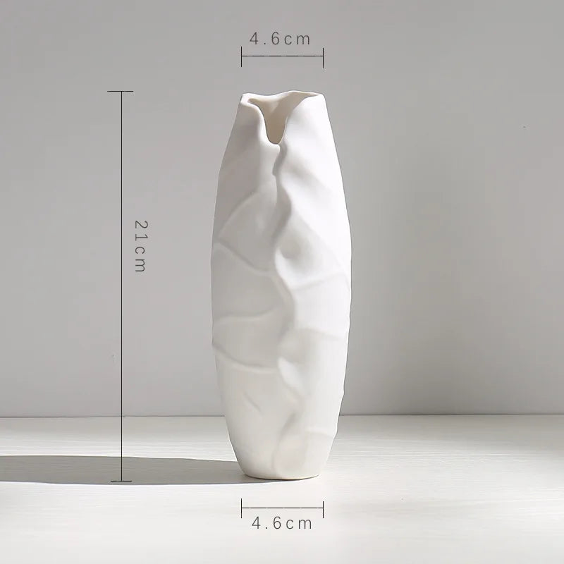 Vaso Decorativo de Cerâmica Moderna - Vaso de Alta Qualidade Elegância Atemporal