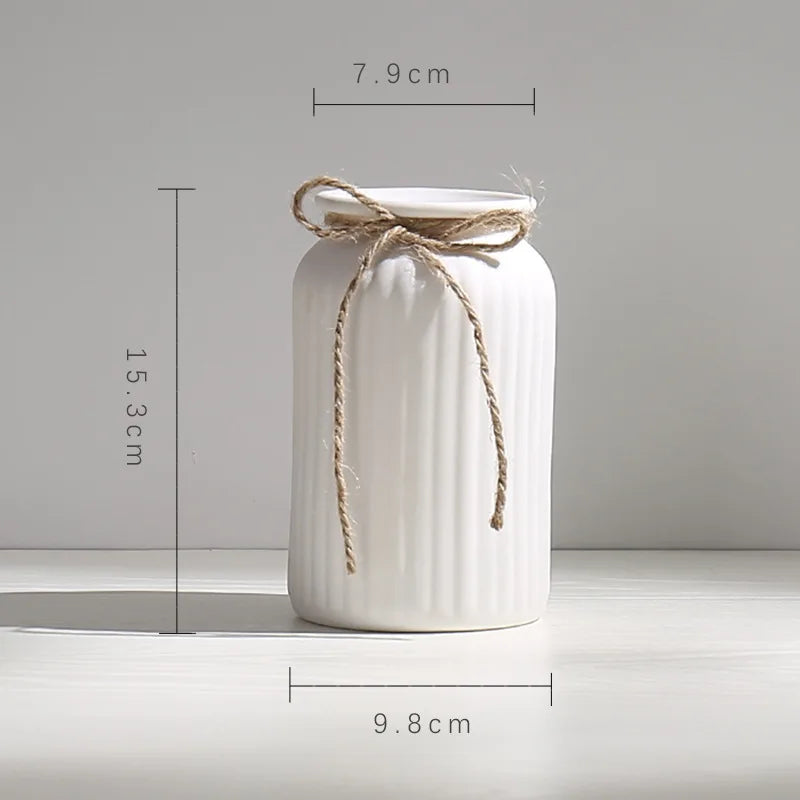 Vaso Decorativo de Cerâmica Moderna - Vaso de Alta Qualidade Elegância Atemporal