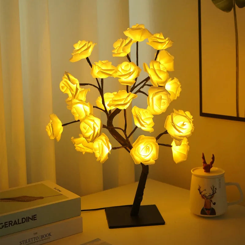 Planta Artificial Árvore Com Led