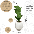 Planta Ficus Artificial Jiboia Com Vaso