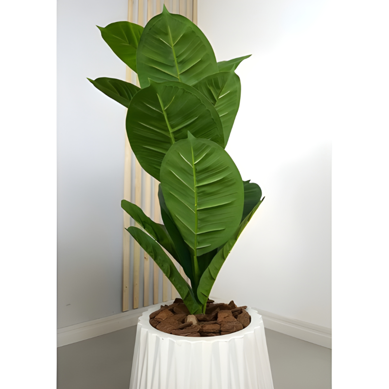 Planta Ficus Artificial Jiboia Com Vaso