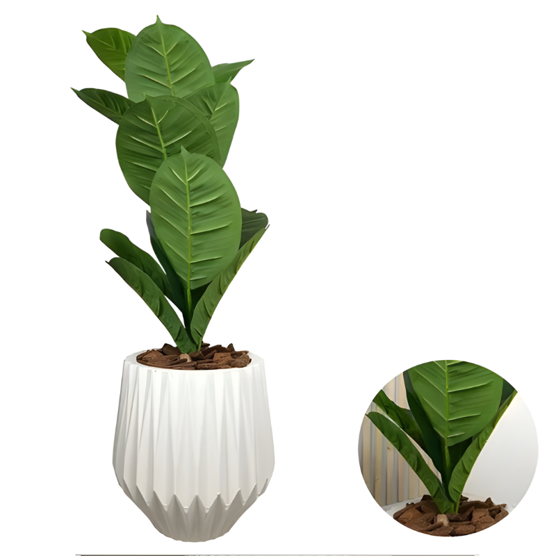 Planta Ficus Artificial Jiboia Com Vaso