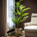 Planta Artificial Palmeira Tropical 125cm 13 Folhas - Charme Tropical