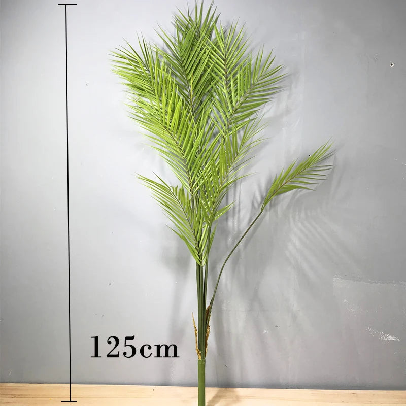 Planta Artificial Palmeira Tropical 125cm 13 Folhas - Charme Tropical