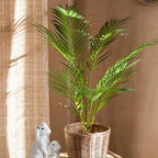 Planta Artificial Palmeira Tropical 125cm 13 Folhas - Charme Tropical