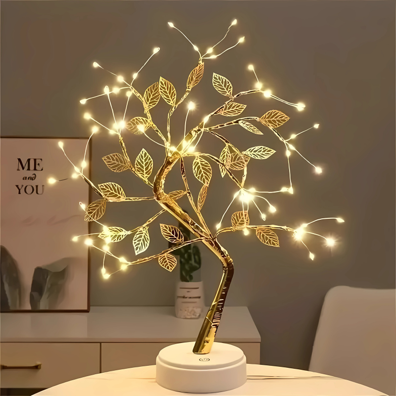 Planta Artificial Bonsai LED