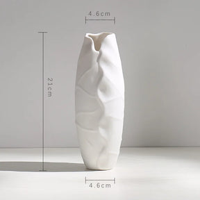 Vaso Decorativo de Cerâmica Moderna - Vaso de Alta Qualidade Elegância Atemporal