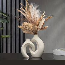 Vaso Decorativo Moderno de Cerâmica - A Sofisticação Ideal para Transformar Qualquer Ambiente
